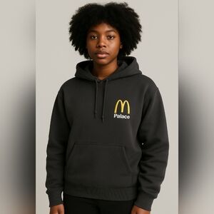 Palace Skateboards x McDonalds Hoodie for Men Streetwear Skater Size S New NoTag